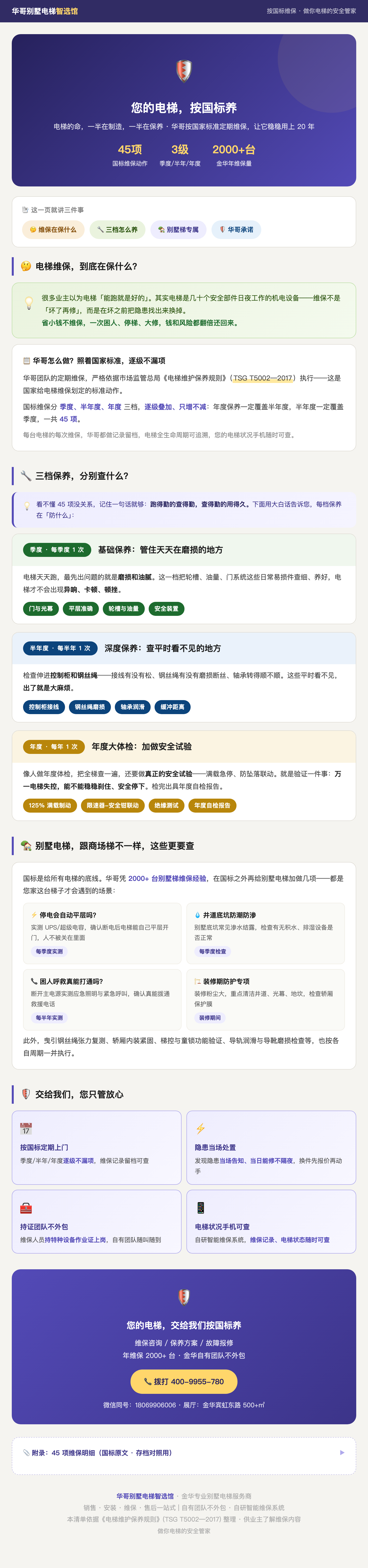 华哥别墅电梯-维保方案长图